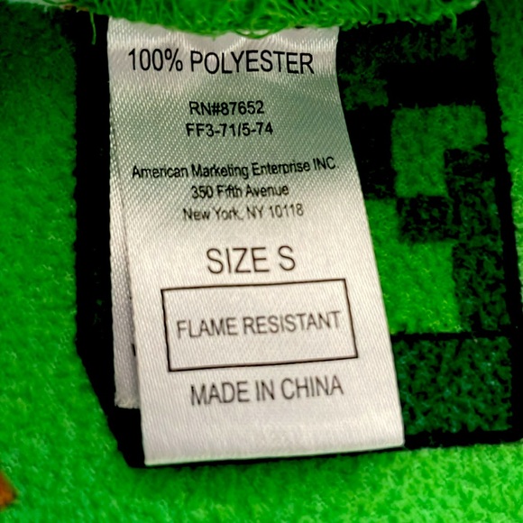 Minecraft Pajamas Size Small - Picture 6 of 6